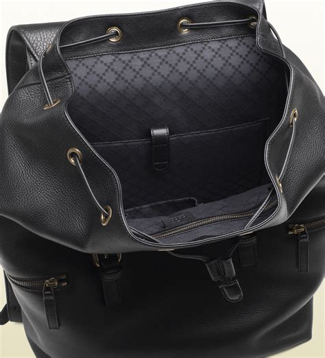 gucci medium backpack|black gucci backpack for men.